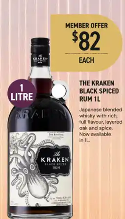 Dan Murphy's The kraken black spiced rum offer