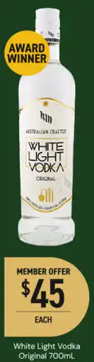 Dan Murphy's White light vodka original offer