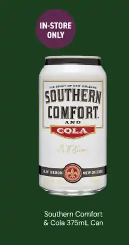 Dan Murphy's Southern comfort & cola can offer