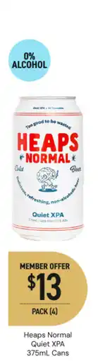 Dan Murphy's Heaps normal quiet xpa cans offer