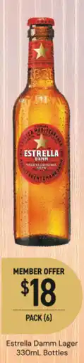 Dan Murphy's Estrella damm lager bottles offer