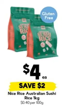 Drakes Nice rice australian sushi offer