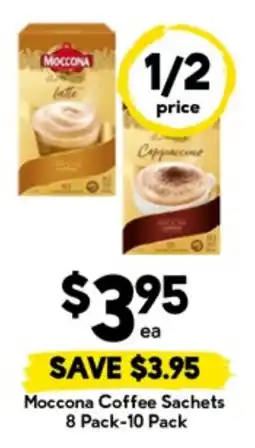 Drakes Moccona coffee sachets offer