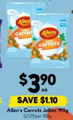 Drakes Allen's carrots jellies offer