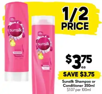 Drakes Sunsilk shampoo or conditioner offer