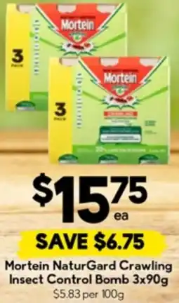 Drakes Mortein naturgard crawling insect control bomb offer