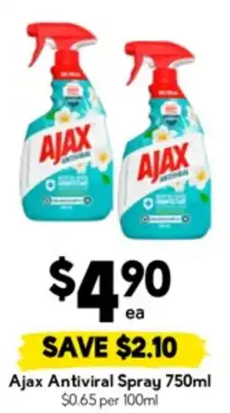 Drakes Ajax antiviral spray offer