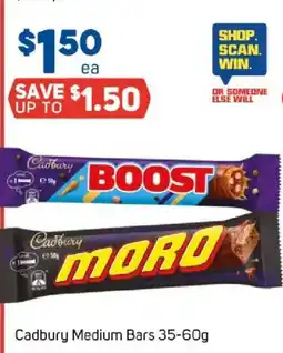 Foodland Cadbury medium bars offer