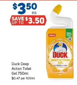 Foodland Duck deep action toilet offer