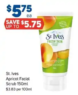 Foodland St. ives apricot facial scrub offer