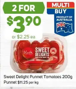 Foodland Sweet delight punnet tomatoes offer