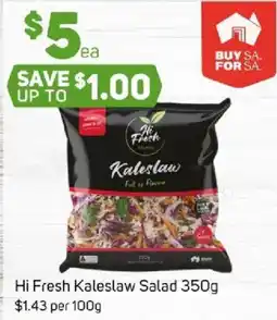 Foodland Hi fresh kaleslaw salad offer