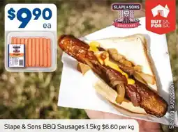 Foodland Slape & sons bbq sausages offer