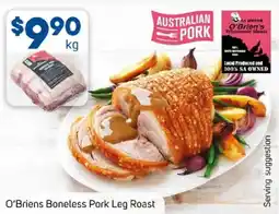 Foodland O'briens boneless pork leg roast offer