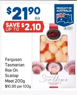 Foodland Ferguson tasmanian roe on scallop meat offer