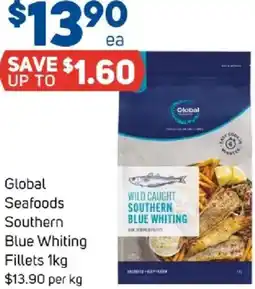 Foodland Global seafoods southern blue whiting fillets offer