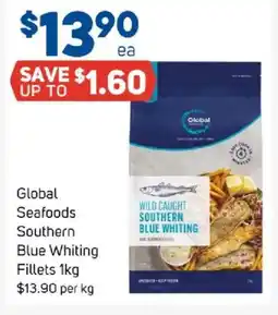 Foodland Global seafoods southern blue whiting fillets offer