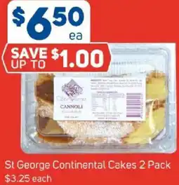 Foodland St george continental cakes offer