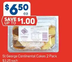 Foodland St george continental cakes offer