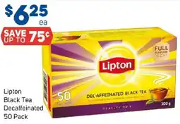 Foodland Lipton black tea decaffeinated offer