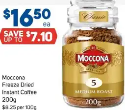Foodland Moccona freeze dried instant coffee offer