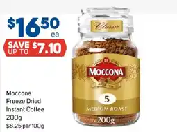Foodland Moccona freeze dried instant coffee offer
