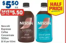 Foodland Nescafé espresso coffee concentrate offer
