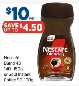 Foodland Nescafé blend 43 or gold instant coffee offer