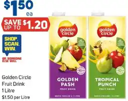 Foodland Golden circle fruit drink offer