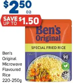 Foodland Ben's original microwave flavoured offer