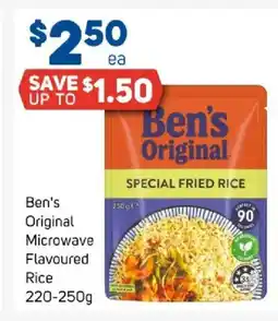 Foodland Ben's original microwave flavoured offer