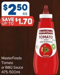 Foodland Master foods tomato or bbq sauce offer