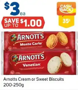 Foodland Arnotts cream or sweet biscuits offer