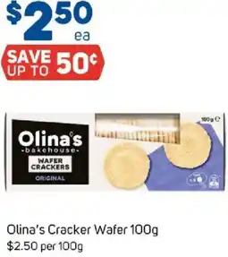 Foodland Olina's cracker wafer offer