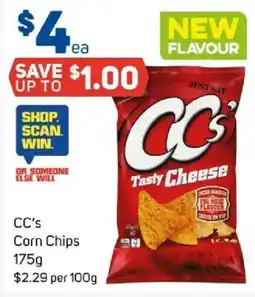 Foodland Cc's corn chips offer