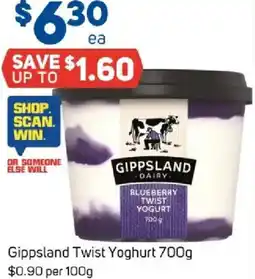 Foodland Gippsland twist yoghurt offer