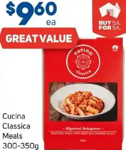 Foodland Cucina classica meals offer
