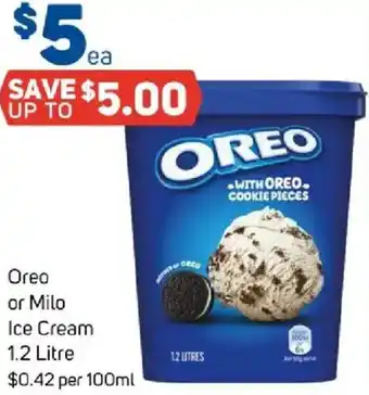 Foodland Oreo or milo ice cream offer