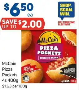 Foodland Mccain pizza pockets offer