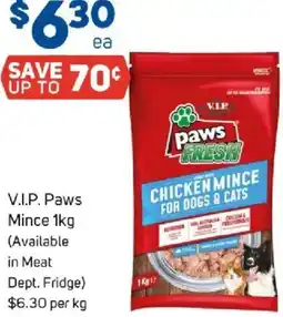 Foodland V.i.p. paws mince offer