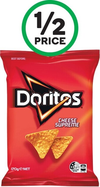 Woolworths Doritos Corn Chips 150-170g offer