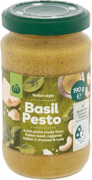 Woolworths Woolworths Basil Pesto 190g offer