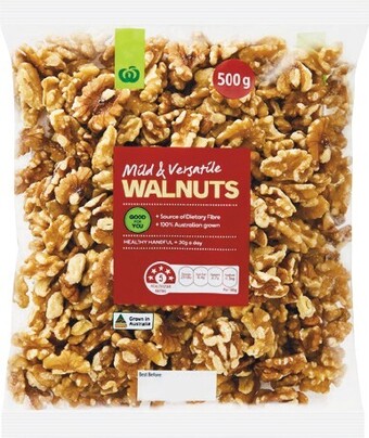 Woolworths Woolworths Australian Walnuts 500g Pack offer