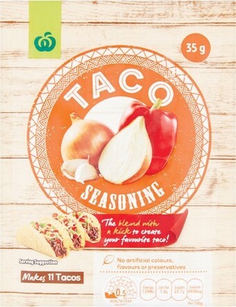 Woolworths Woolworths Taco Seasoning Mix 35g offer