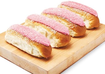 Woolworths Iced Finger Bun Pk 4* offer