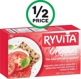 Woolworths Ryvita Crispbread 250g offer