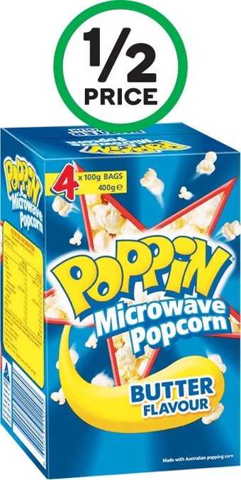 Woolworths Poppin Popcorn 400g offer
