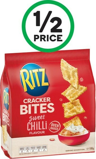 Woolworths Ritz Cracker Bites 180g offer