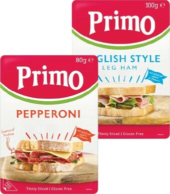Woolworths Primo Sliced Meats 80-100g – From the Fridge offer