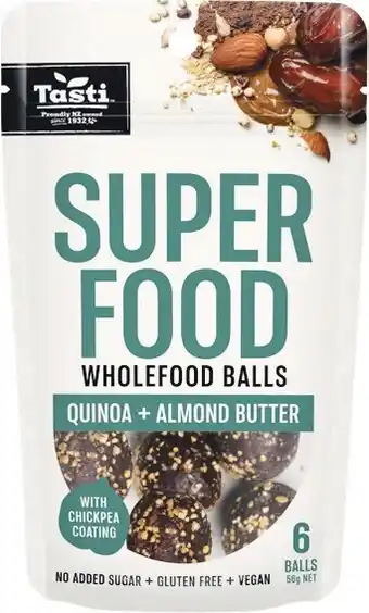 Woolworths NEW Tasti Superfood Balls 56g u2013 In the Health Food Aisle offer